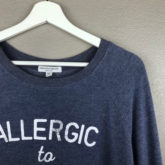 Grayson Threads Allergic To Mornings Print Jumper - Picture 8 of 10